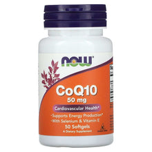 NOWFoods_CoQ10WithSelenium_VitaminE_50Softgel - USA Mega Market
