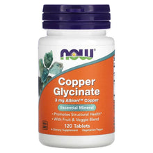 NOWFoods_CopperGlycinate_3mg_120Tablets - USA Mega Market