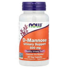 NOWFoods_D-Mannose_500mg_60VegCapsules - USA Mega Market