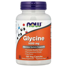 NOW Foods, Glycine (1,000 mg per Capsule)