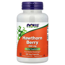 NOW Foods, Hawthorn Berry, 100 Veg Capsules (540 mg per Capsule)