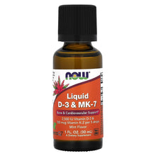 NOWFoods_LiquidD-3_MK-7_Mint_1floz_30ml - USA Mega Market