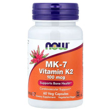 NOWFoods_MK-7VitaminK-2_100mcg_60VegCapsules - USA Mega Market