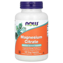 NOWFoods_MagnesiumCitrate_120VegCapsules_133mgperCapsule - USA Mega Market