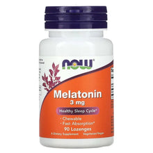 NOW Foods, Melatonin, 3 mg, Lozenges
