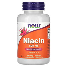 NOWFoods_Niacin_500mg_100VegCapsules - USA Mega Market