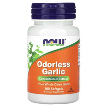NOWFoods_OdorlessGarlic_ConcentratedExtract_100Softgels_25mgperSoftgel - USA Mega Market
