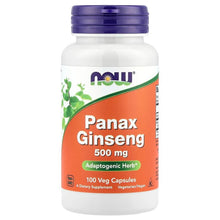 NOWFoods_PanaxGinseng_500mg_100VegCapsules - USA Mega Market