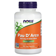 NOWFoods_PauD_Arco_500mg_100VegCapsules - USA Mega Market
