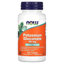 NOWFoods_PotassiumGluconate_99mg_100Tablets - USA Mega Market