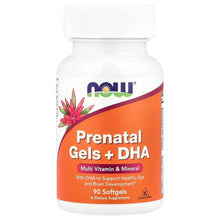 NOW Foods, Prenatal Gels + DHA, Softgels