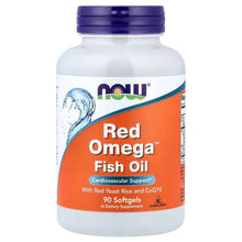NOWFoods_RedOmega_FishOilWithRedYeastRiceandCoQ10_90Softgels - USA Mega Market