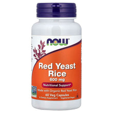 NOWFoods_RedYeastRice_60VegCapsules_600mgperCapsule - Brands For Less USA