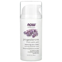 NOWFoods_Solutions_ProgesteronefromWildYam_BalancingSkinCream_CalmingLavender_3oz_85g - USA Mega Market