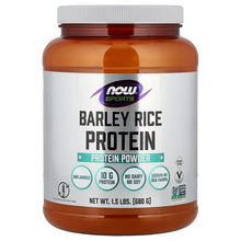 NOW Foods, Sports, Barley Rice Protein Powder, Unflavored, 1.5 lbs (680 g)