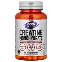 NOWFoods_Sports_CreatineMonohydrate_120VegCapsules_0.75gperCapsule - USA Mega Market