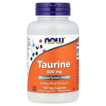 NOWFoods_Taurine_500mg_100VegCapsules - USA Mega Market