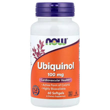 NOWFoods_Ubiquinol_100mg_60Softgels - USA Mega Market