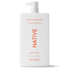 NativeBodyWash_Citrus_HerbalMusk_SulfateFree_forWomen_Men_36floz1 - USA Mega Market