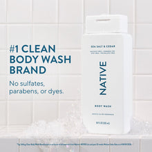 NativeBodyWash_SeaSalt_Cedar_SulfateFree_forWomen_Men_18floz10 - Brands For Less USA