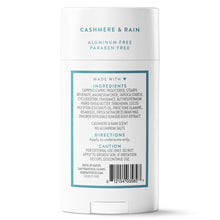 Native Deodorant, Aluminum Free, Cashmere & Rain, for Women and Men, 2.65 oz