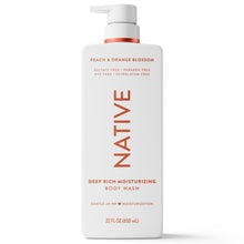 NativeMoisturizingBodyWashPeach_OrangeBlossom_22floz1 - USA Mega Market