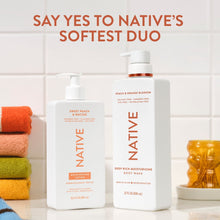 Native Moisturizing Body Wash Peach & Orange Blossom, 22 fl oz