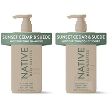 Native Moisturizing Sunset & Cedar Men's 16.5oz Shampoo & Conditioner Set