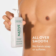 Native Shave Cream for Face & Body, Cedarwood & Jasmine 7.6 fl oz