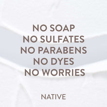 Native Shave Cream for Face & Body, Santal & Leather 7.6 fl oz