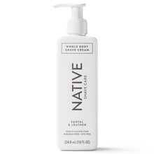 NativeShaveCreamforFace_Body_Santal_Leather7.6floz2 - Brands For Less USA