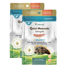 NaturVet Scoopables Quiet Moments Calming Aid Supplements for Cats, Salmon Flavor, 5.5oz, 2-pack