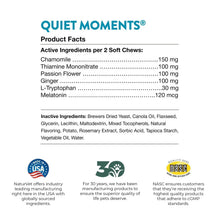 NaturVet_QuietMomentsPlusMelatonin_SoftChewsforDogs_240ct. - USA Mega Market