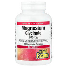 NaturalFactors_MagnesiumGlycinate_200mg_120VegetarianCapsules - USA Mega Market