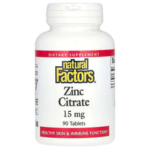 NaturalFactors_ZincCitrate_15mg_90Tablets - USA Mega Market