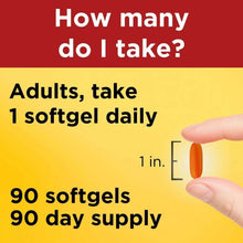 Nature Made CoQ10 400 mg Dietary Supplement Softgels, 90 Count