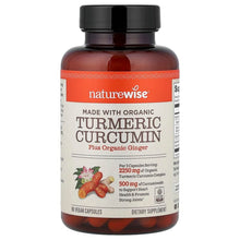 NatureWise_OrganicTurmericCurcumin_90VeganCapsules - USA Mega Market