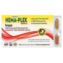 NaturesPlus_Hema-Plex_IronwithEssentialNutrientsforHealthyRedBloodCells_10SlowReleaseTablets - USA Mega Market