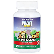NaturesPlus_MagKidz_AnimalParade_Children_sChewableMagnesium_Cherry_90Animal-ShapedTablets_50mgperTablet - USA Mega Market