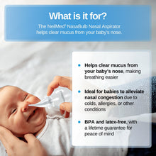 NeilMed Nasabulb Silicone Nasal Aspirator 1 pack, Infant to Young Child