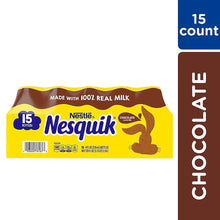 Nestle Nesquik Chocolate Low-Fat Milk Bottles, 15 ct./8 oz.