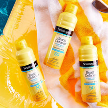 Neutrogena Beach Defense Spray Sunscreen, SPF 50, 6.5 oz., 3 pk.
