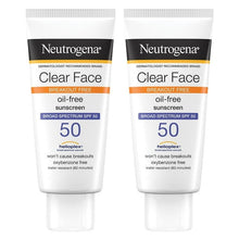 Neutrogena Clear Face Sunscreen Lotion, SPF 50, 2 pk.