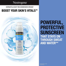 Neutrogena Sport Spray Sunscreen, SPF 70, Sweat/Water Resistant, 5 fl. oz., 2 pack