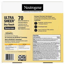 Neutrogena Ultra Sheer Dry-Touch Sunscreen Lotion, SPF 70, 3 oz., 3pk.