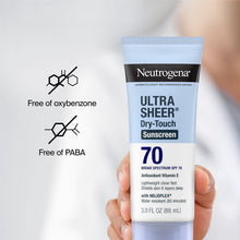 Neutrogena Ultra Sheer Dry-Touch Sunscreen Lotion, SPF 70, 3 oz., 3pk.