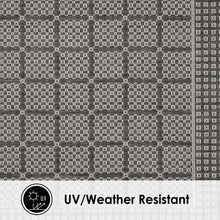 NicoleMillerNewYorkPatioCountryLunaContemporaryGeometricIndoorOutdoorAreaRug_BlackGray3 - USA Mega Market