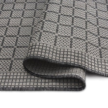 NicoleMillerNewYorkPatioCountryLunaContemporaryGeometricIndoorOutdoorAreaRug_BlackGray - USA Mega Market