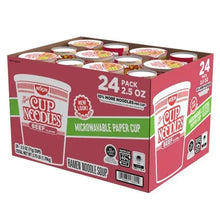 Nissin Cup Noodles, Beef, 2.5 oz, 24-count