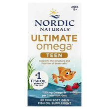 NordicNaturals_Teen_UltimateOmega_FishOil_Ages12_Strawberry_60MiniSoftGels - USA Mega Market